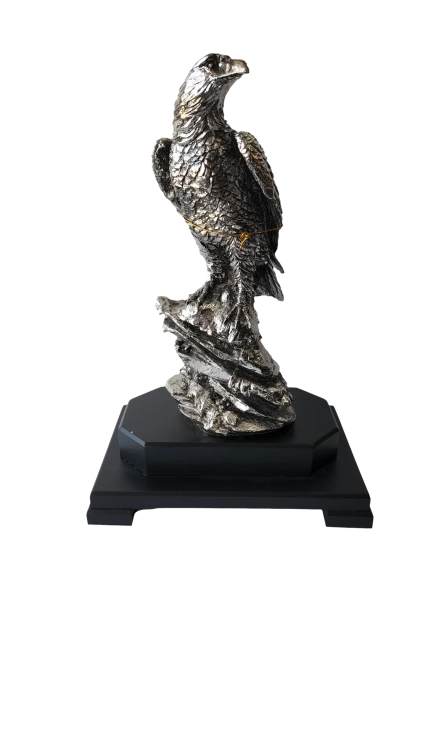 Silver Eagle Statuette