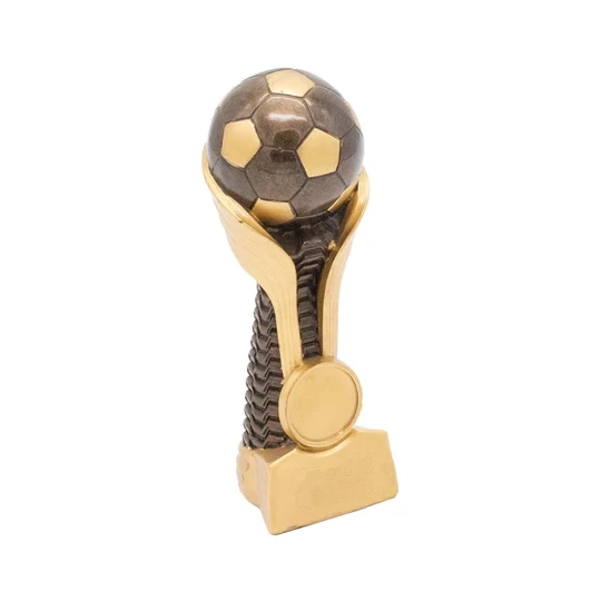 Gold &amp; Bronze Soccer Pillar