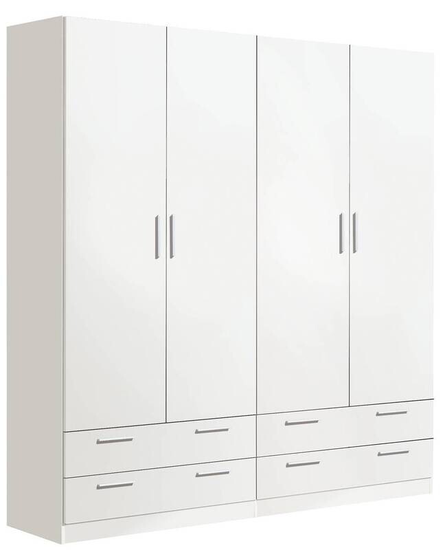 ARMARIO  4 PUERTAS + 4 CAJONES 200x200x51cm