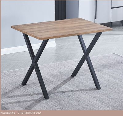 MESA DE COCINA DE MADERA 100x70x76cm