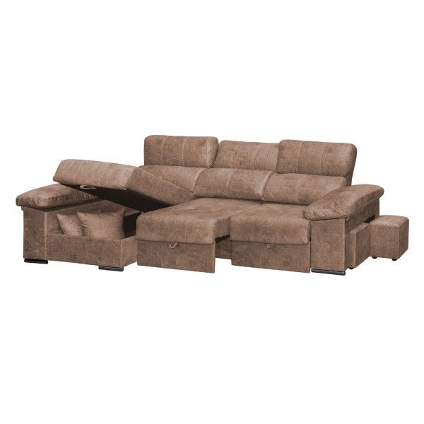 SOFÁ CHAISELONGUE CAMA ROMA 282cm