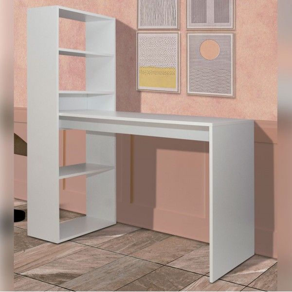 MESA DE ESTUDIO CON ESTANTERIA