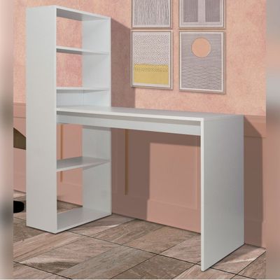 MESA DE ESTUDIO CON ESTANTERIA