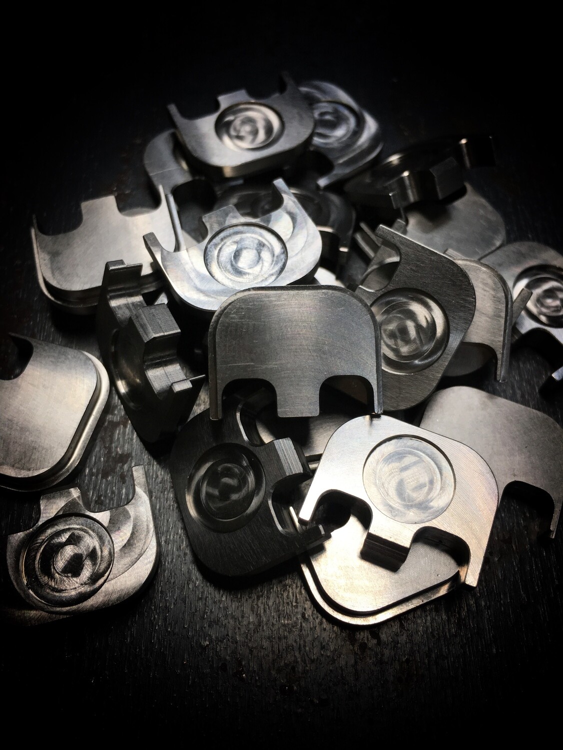 Titanium Raw Back Plates