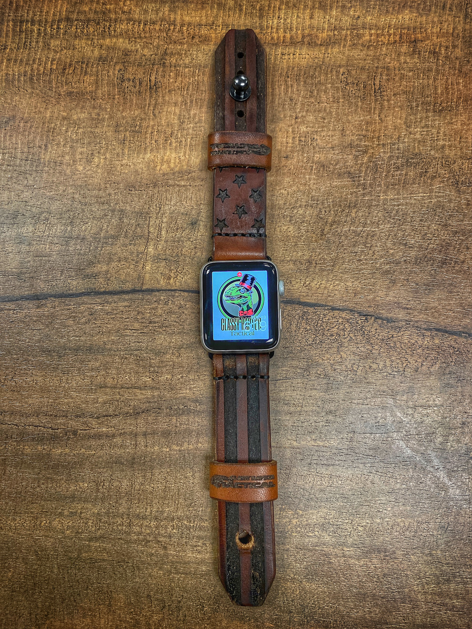 American Flag Leather Apple Watch Band - 38/40mm American Flag Leather Apple Watch Band - 38/40mm