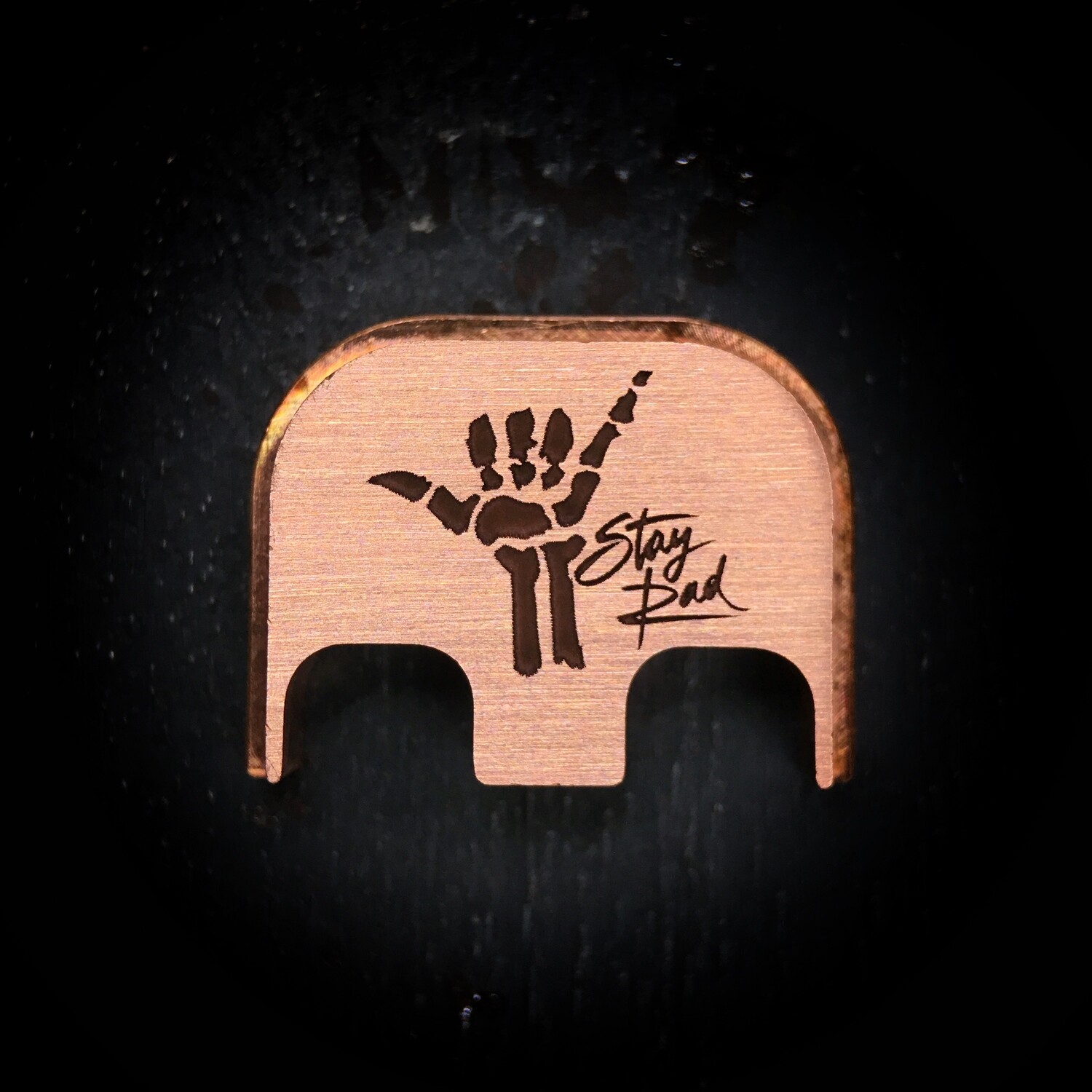 Stay Rad - Copper - Deep Engraved Brushed