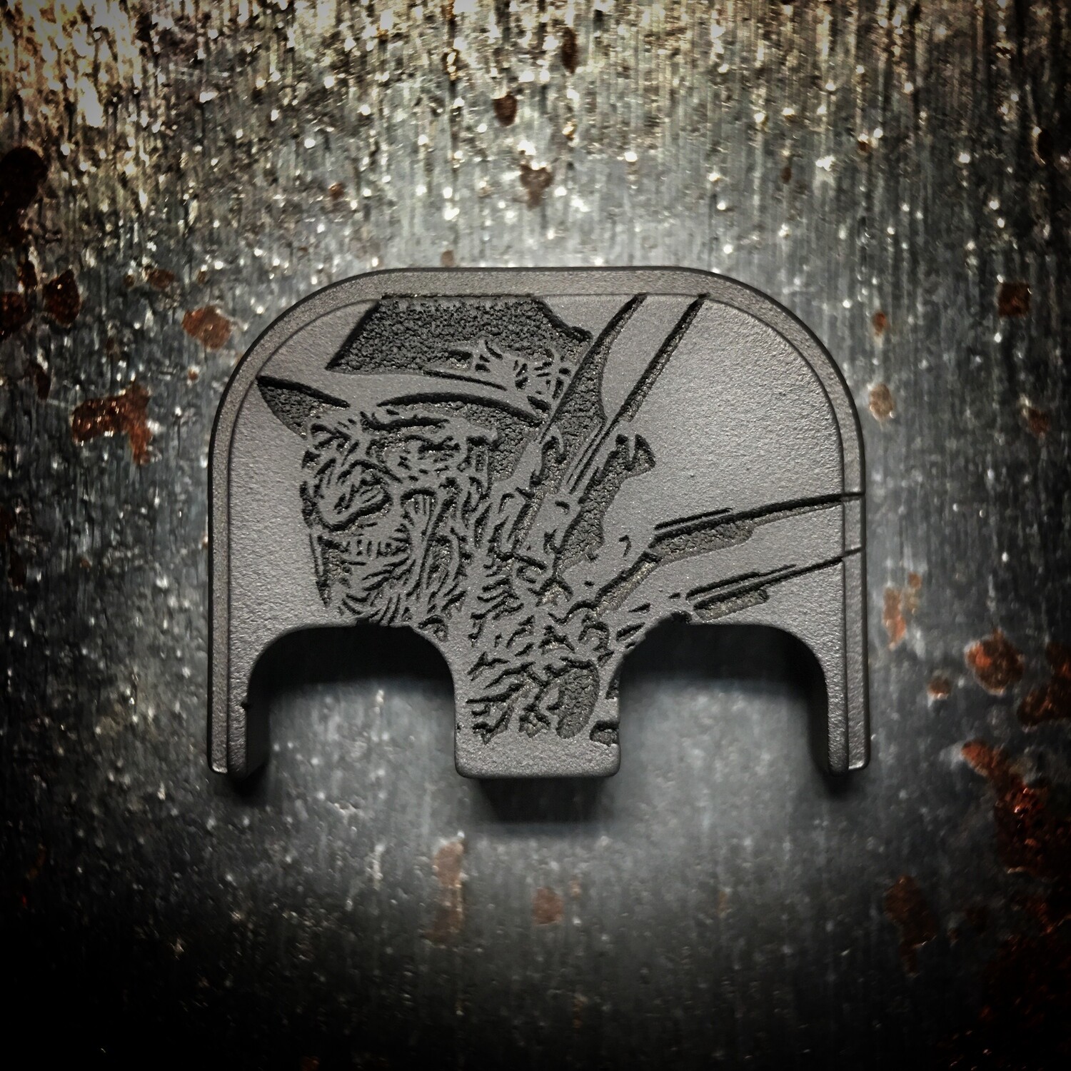 Freddy - Titanium - Deep Engraved Blackout