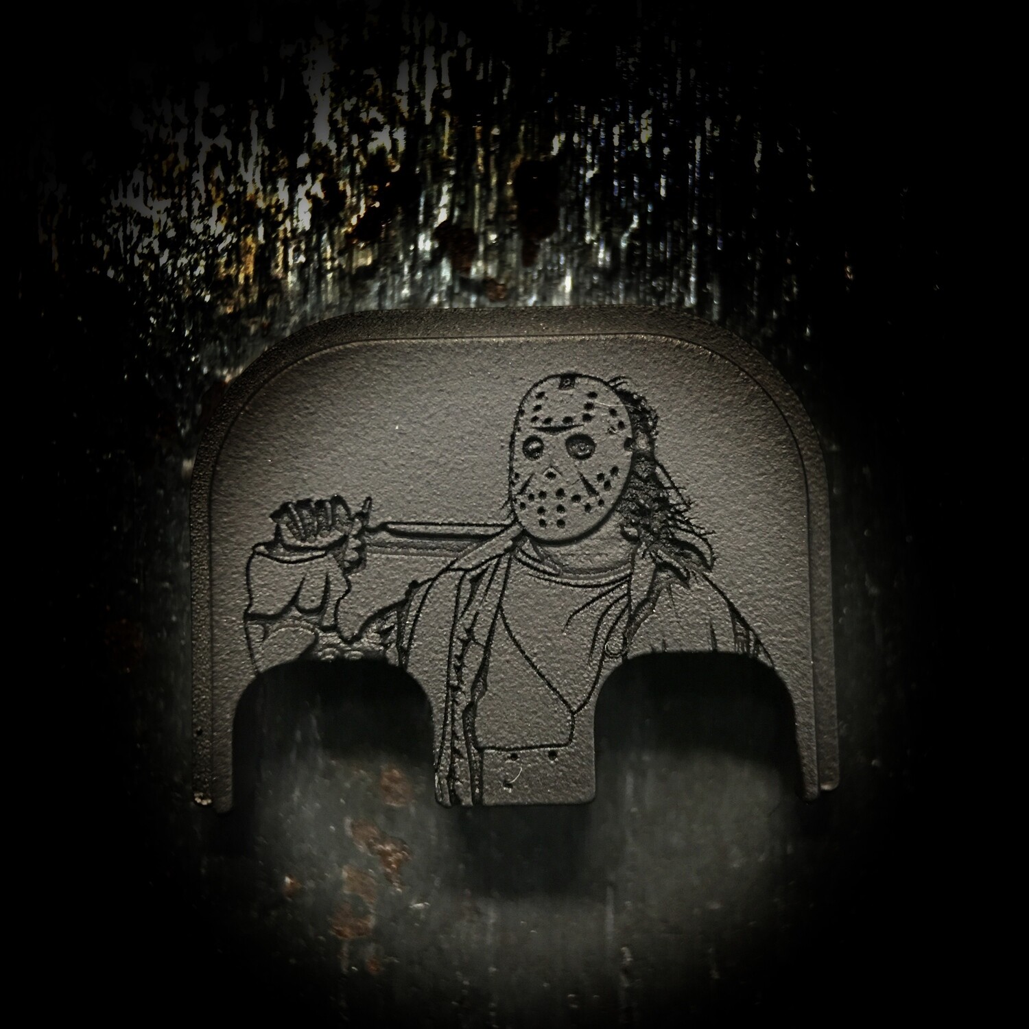 Jason - Titanium - Deep Engraved Blackout