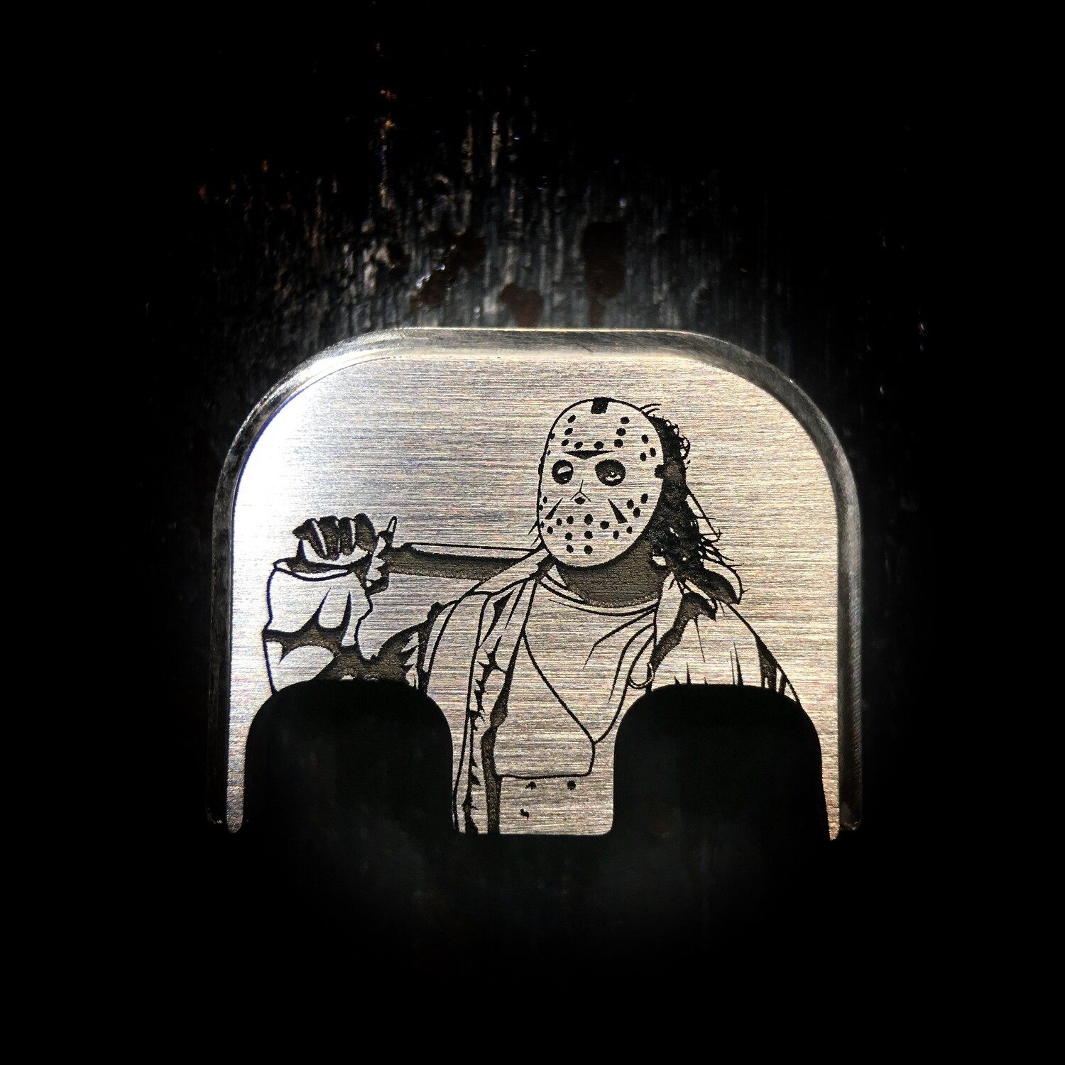 Jason - Titanium - Deep Engraved Brushed