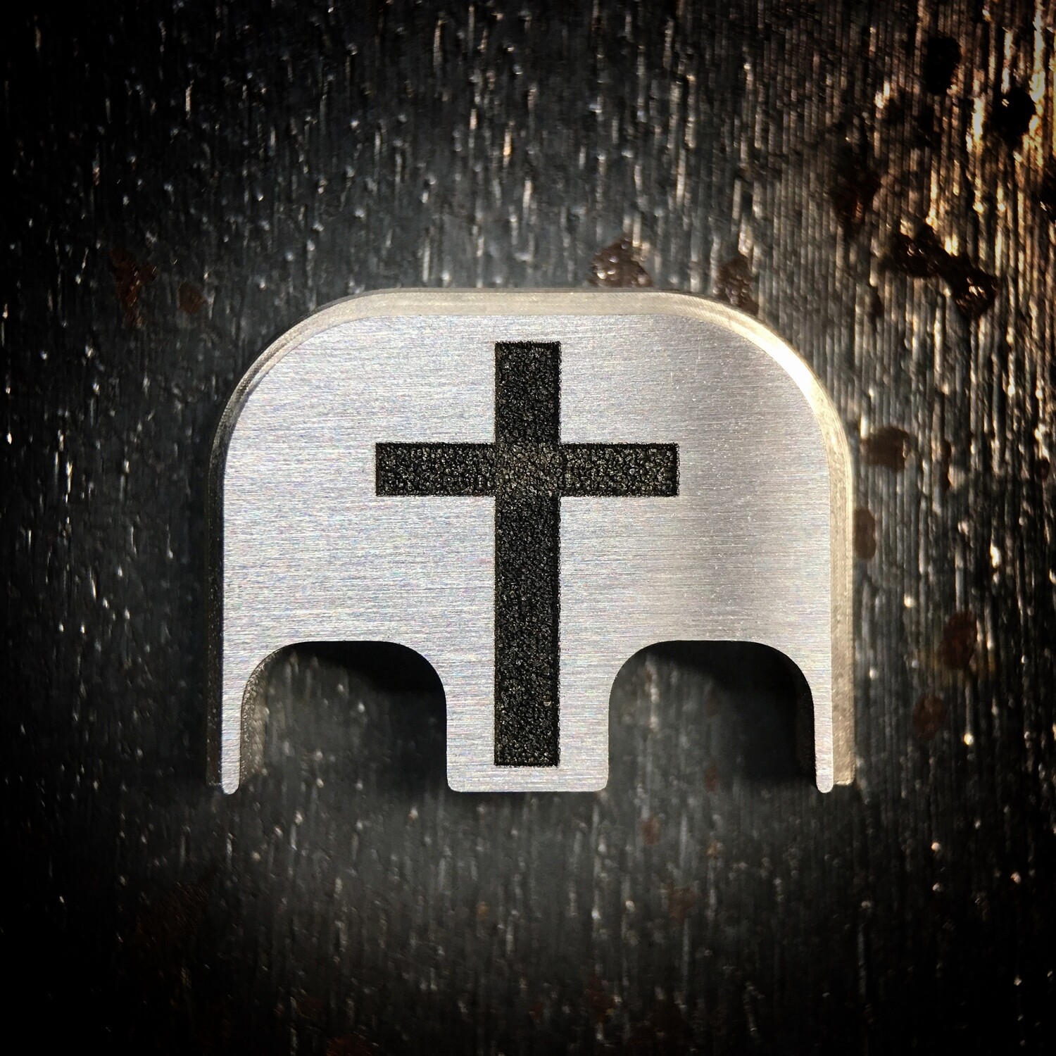 Cross - Titanium - Deep Engraved Brushed
