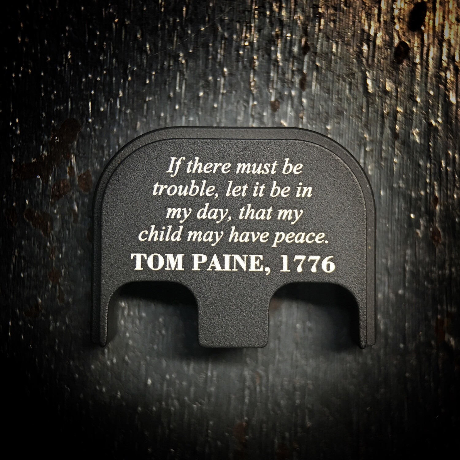 Tom Paine, 1776 - Aluminum - Black