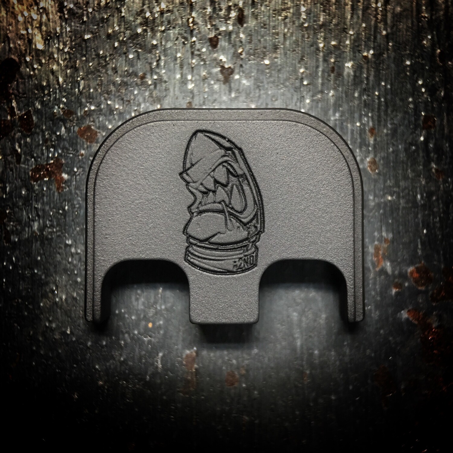 The 2nd Bullet - Titanium - Deep Engraved Blackout