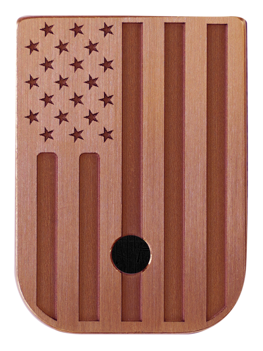 American Flag Mag - Copper - Deep Engraved Brushed