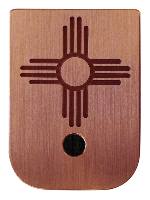 New Mexico Mag - Copper - Deep Engraved Brushed