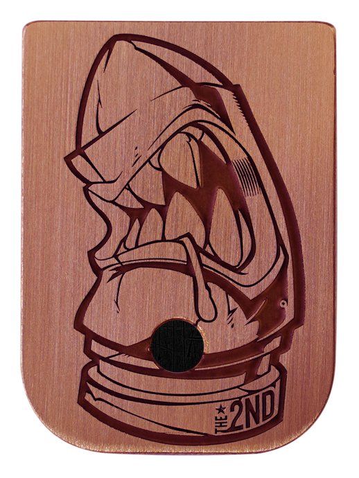 The 2nd Bullet Mag - Copper - Deep Engraved Brushed
