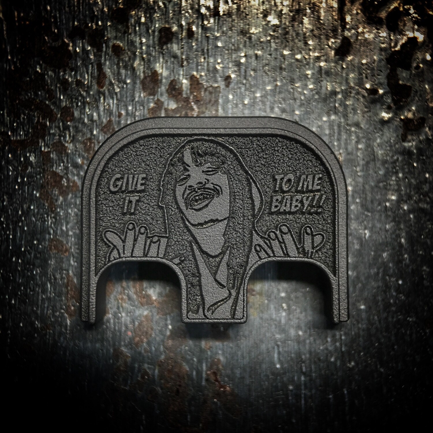 Give It To Me Baby 3D - Titanium - Deep Engraved Blackout