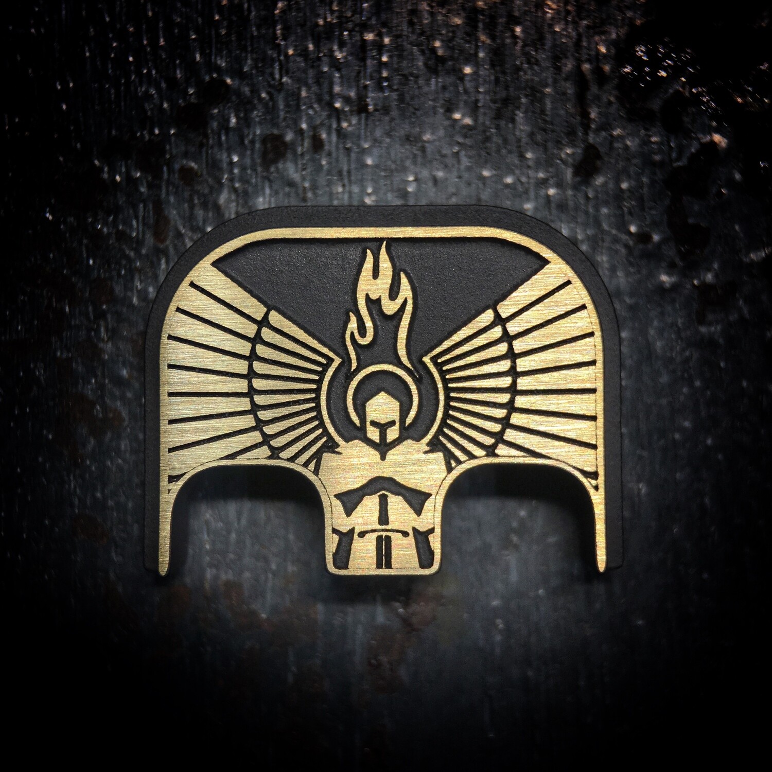 Guardian Defense 3D - Brass - Cerakoted Deep Engraved Brushed