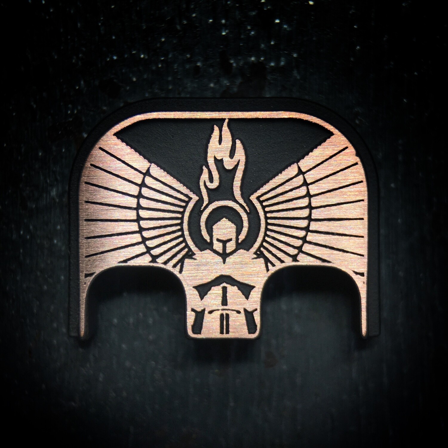 Guardian Defense 3D - Copper - Cerakoted Deep Engraved Brushed