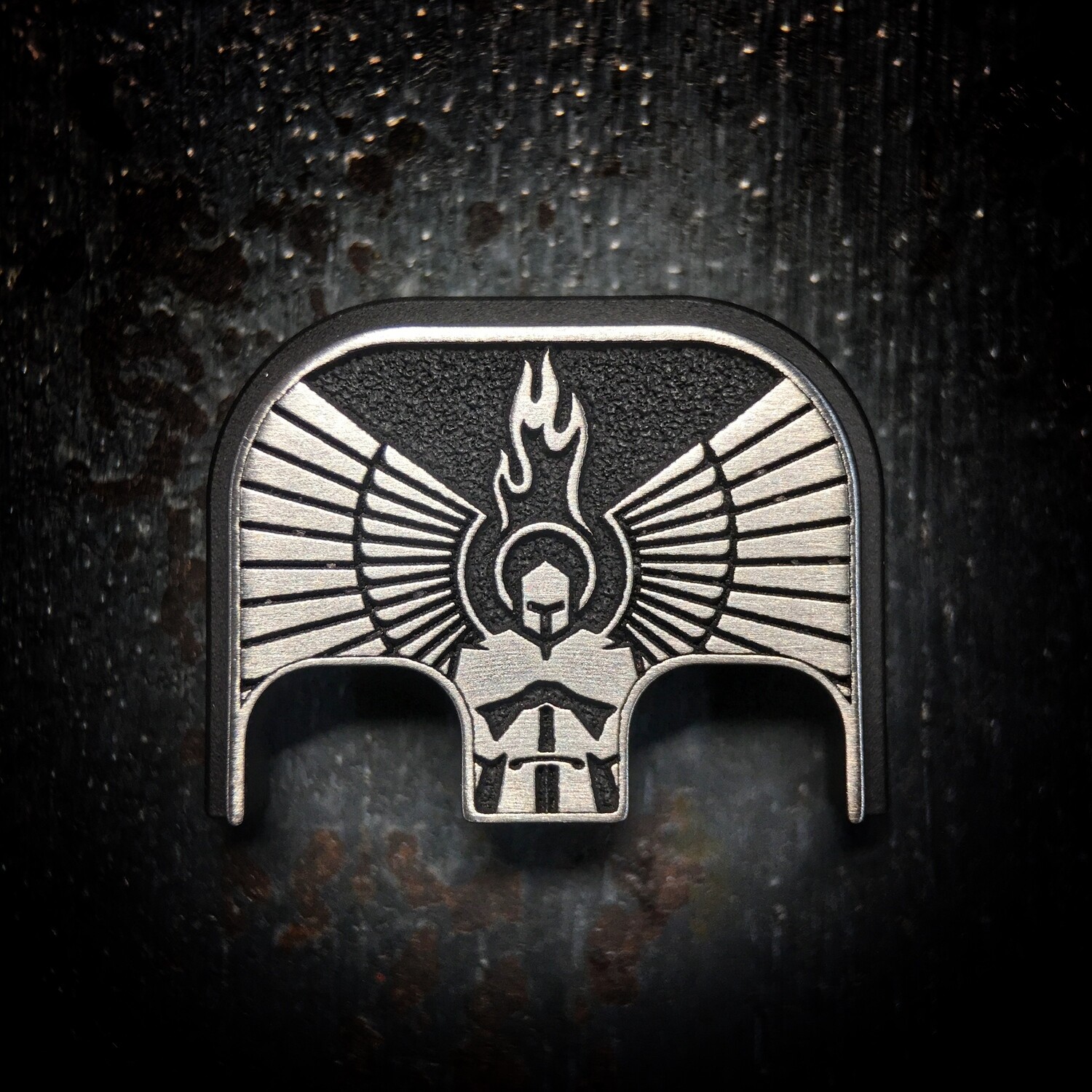 Guardian Defense 3D- Titanium - Cerakoted Deep Engraved Brushed