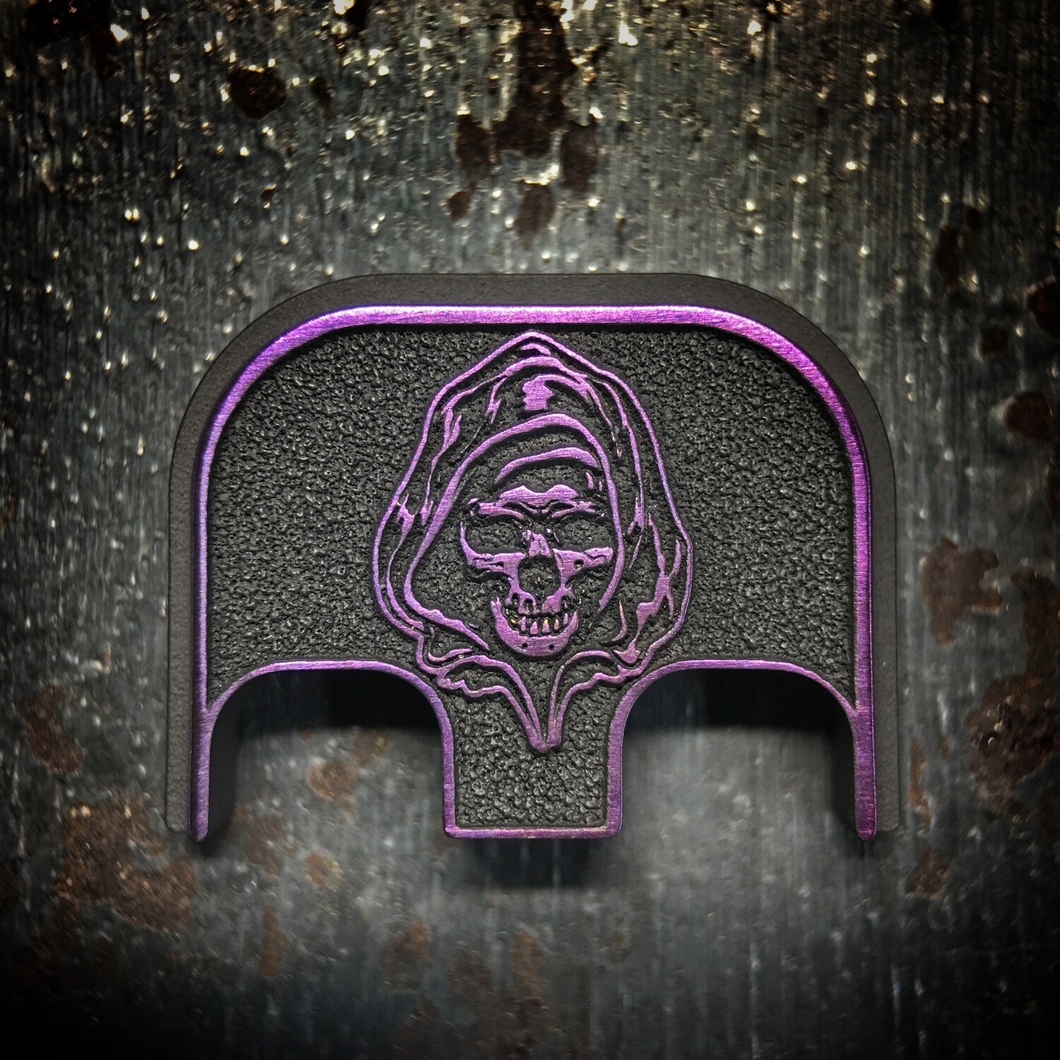 Reaper 3D - Titanium - Cerakoted Deep Engraved Purple