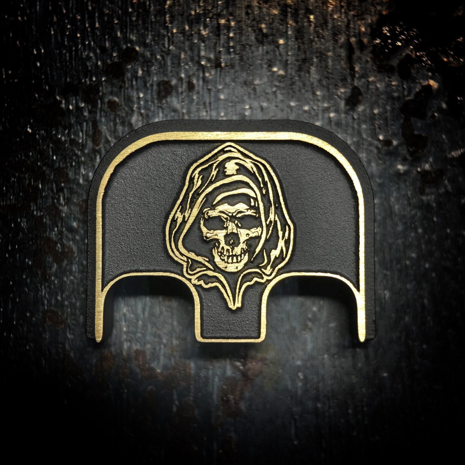 Reaper 3D - Brass - Cerakoted Deep Engraved Brushed