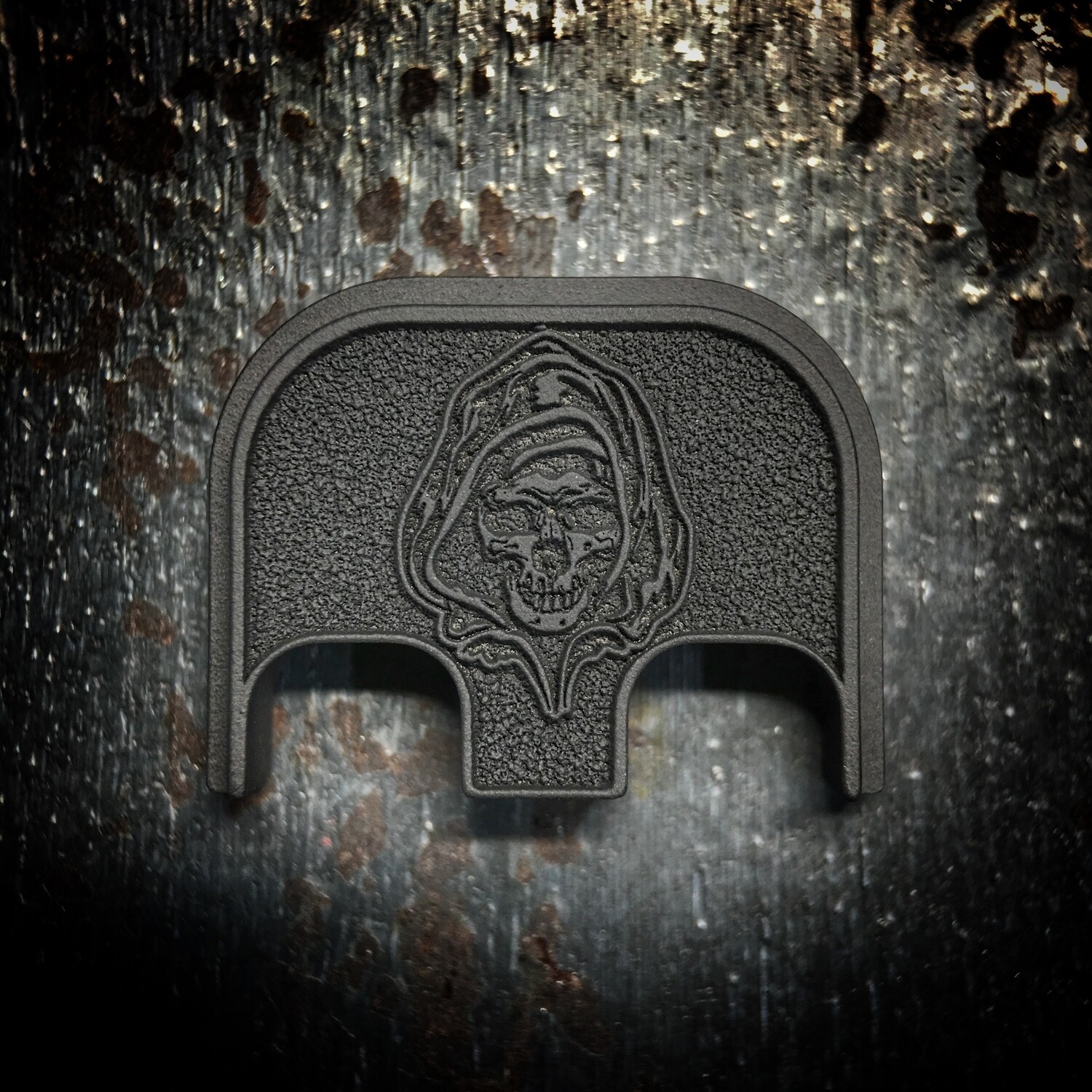 Reaper 3D - Titanium - Cerakoted Deep Engraved Blackout