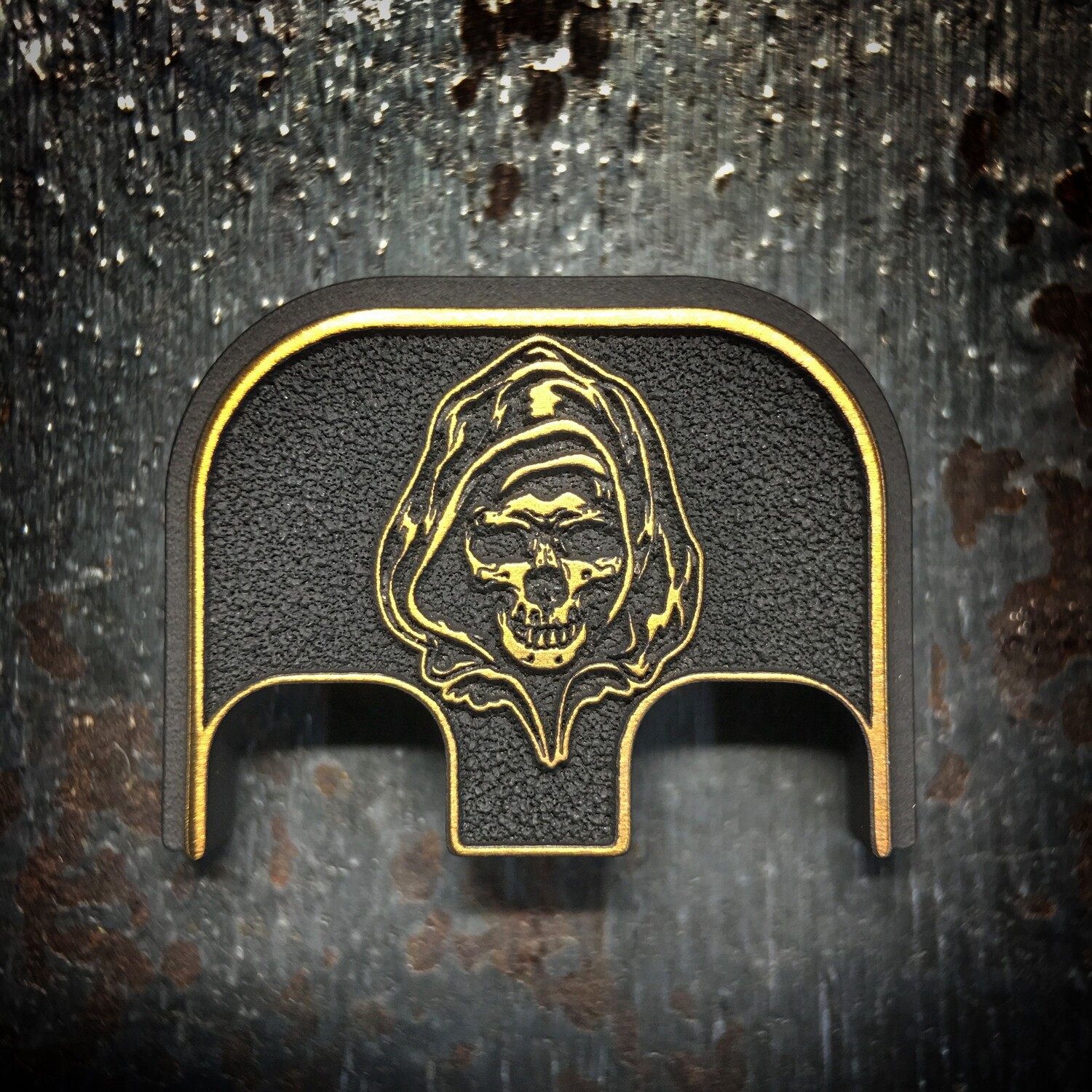 Reaper 3D - Titanium - Cerakoted Deep Engraved Gold