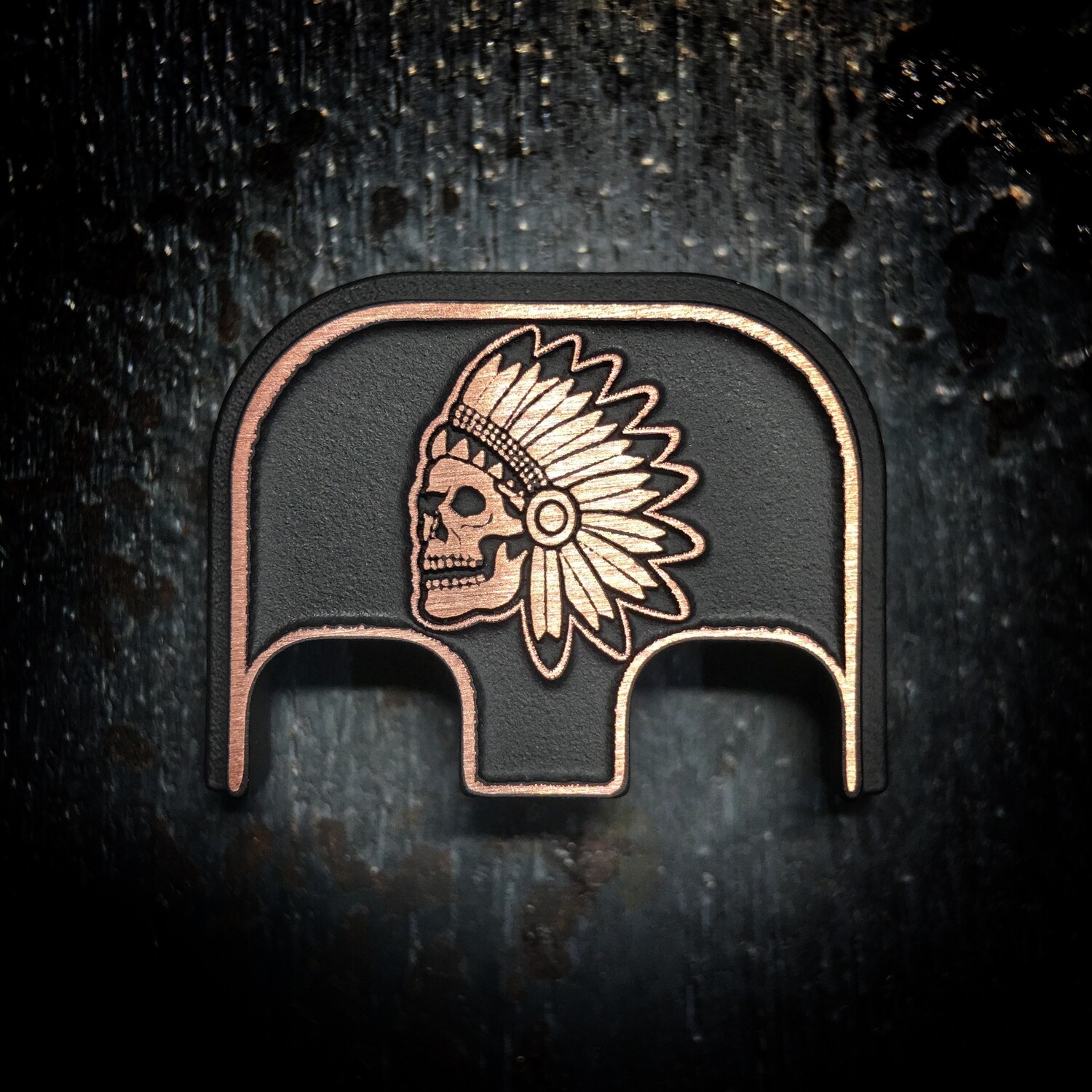 Nicholl Knives 3D - Copper - Cerakoted Deep Engraved Brushed