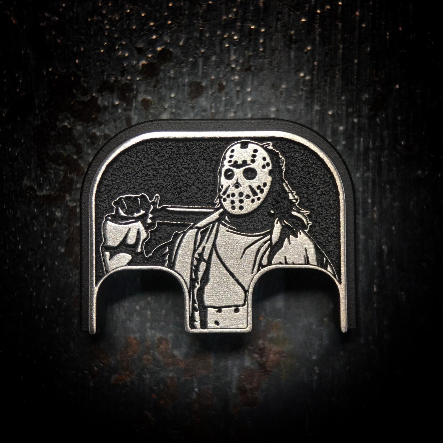 Jason 3D - Titanium - Cerakoted Deep Engraved Brushed