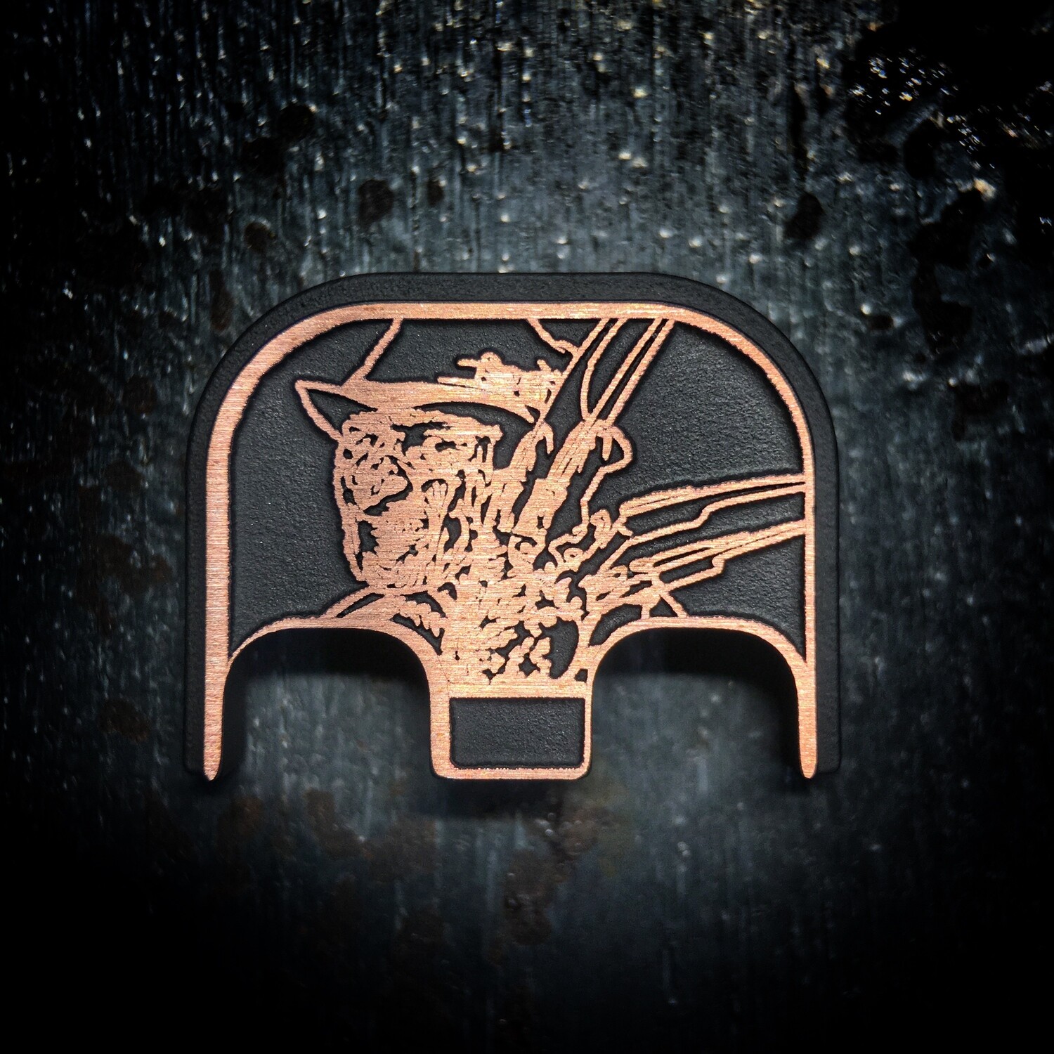 Freddy 3D - Copper - Cerakoted Deep Engraved Brushed