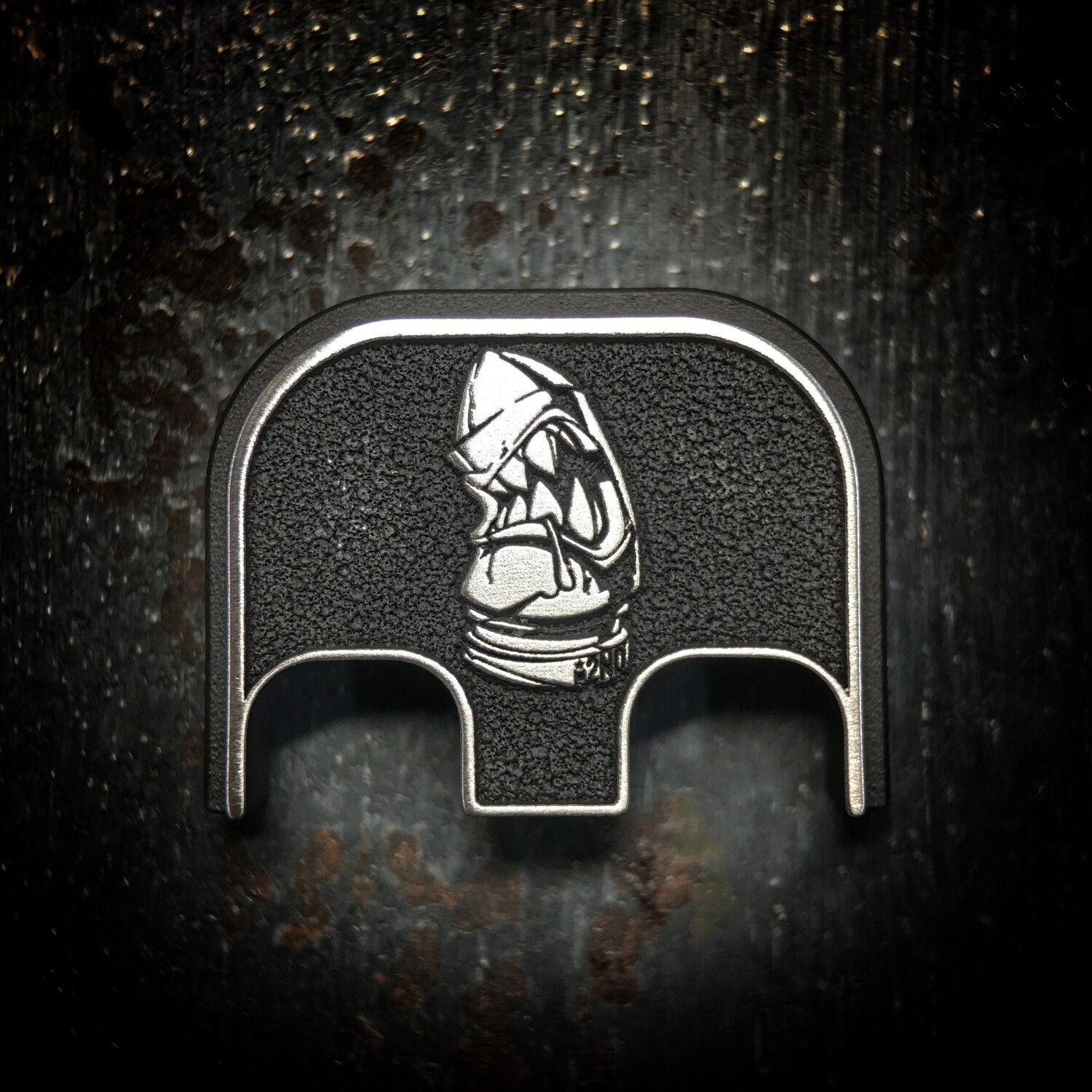 The 2nd Bullet 3D - Titanium - Cerakoted Deep Engraved Brushed