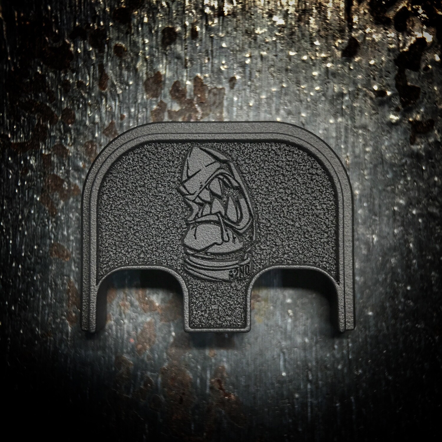 The 2nd Bullet 3D - Titanium - Deep Engraved Blackout