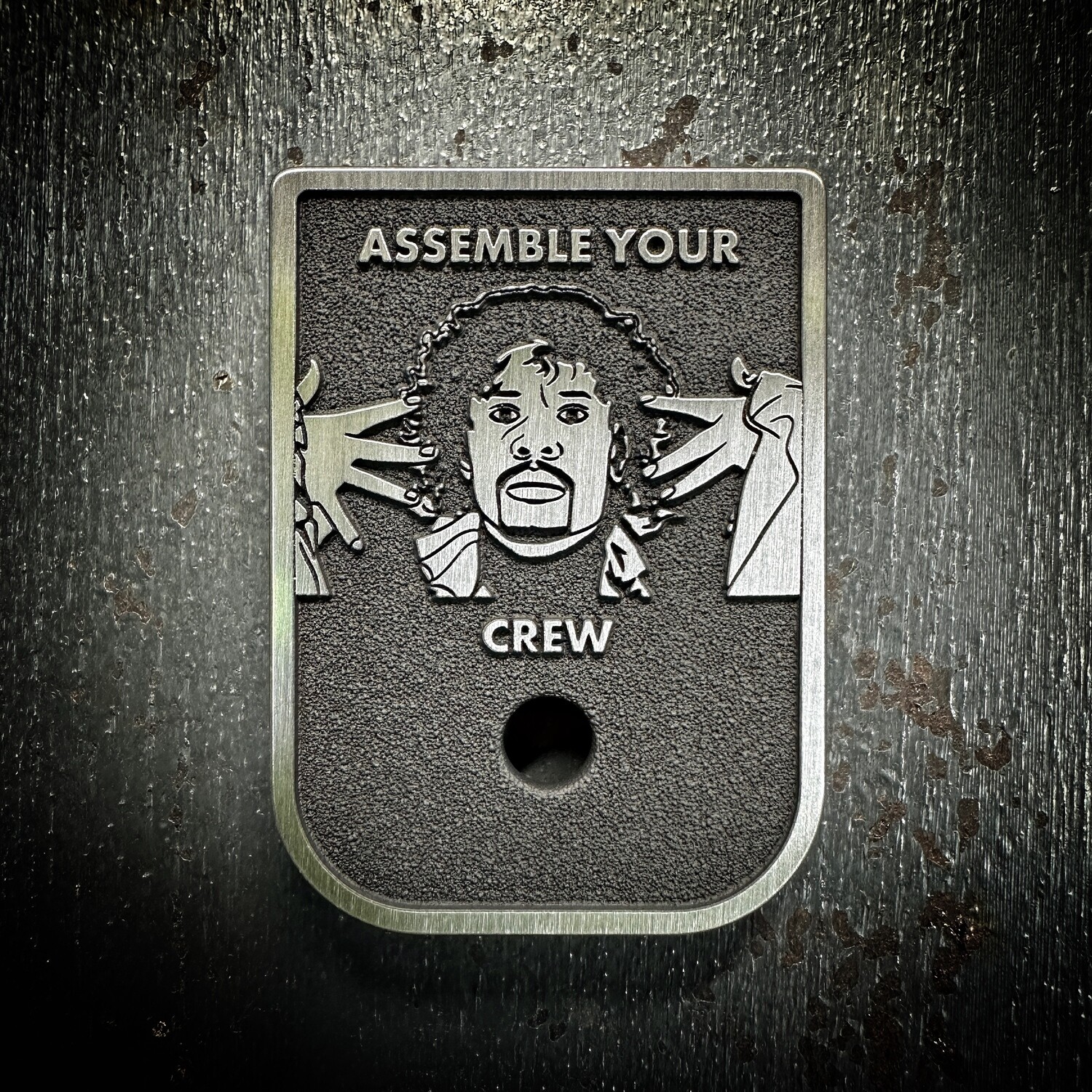 Assemble Your Crew Mag 3D - Titanium - Cerakoted Deep Engraved Brushed