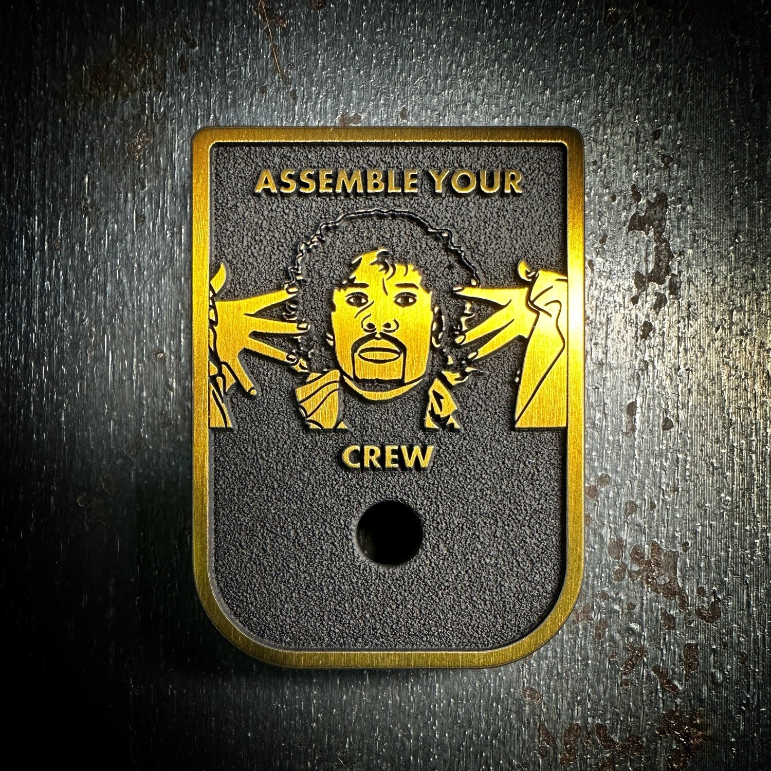 Assemble Your Crew Mag 3D - Titanium - Cerakoted Deep Engraved Gold