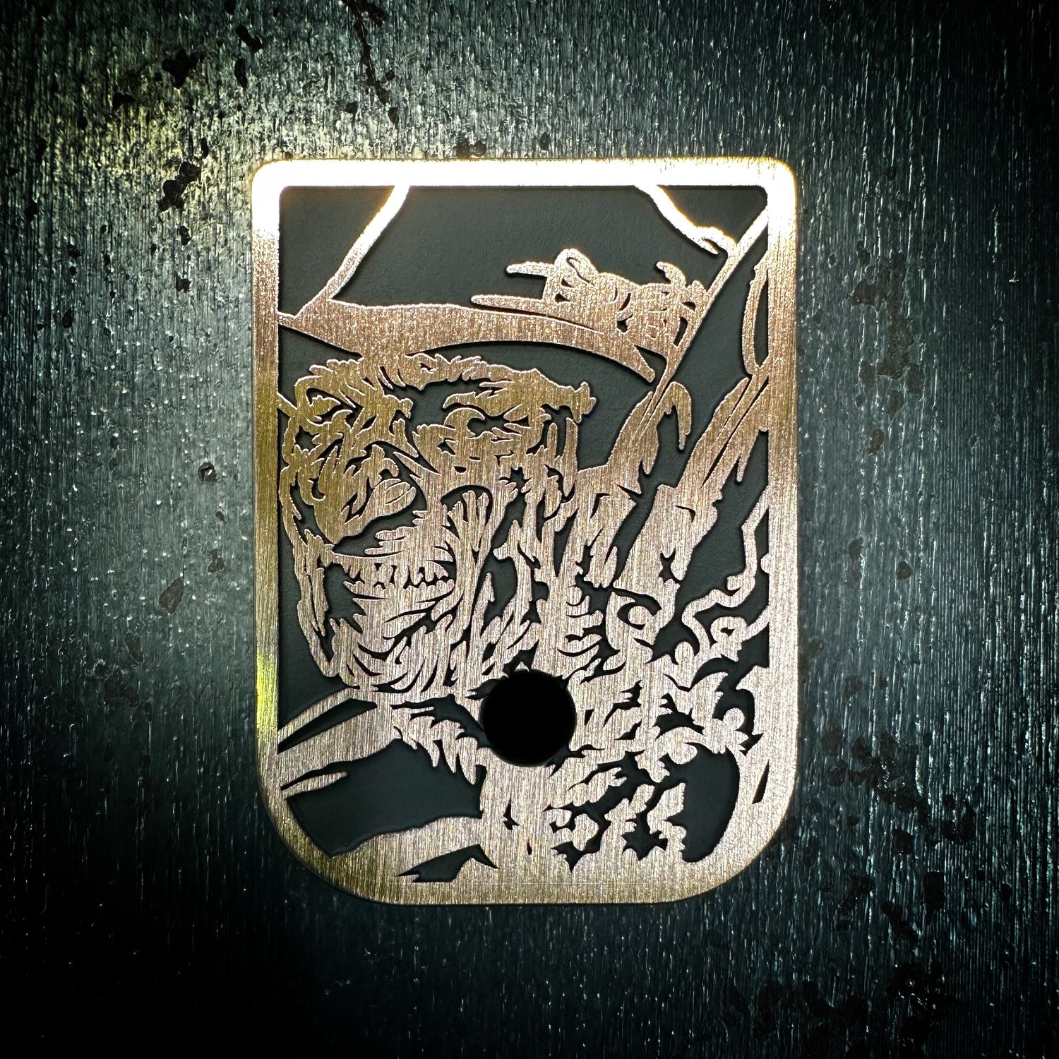 Freddy Mag 3D - Copper - Cerakoted Deep Engraved Brushed