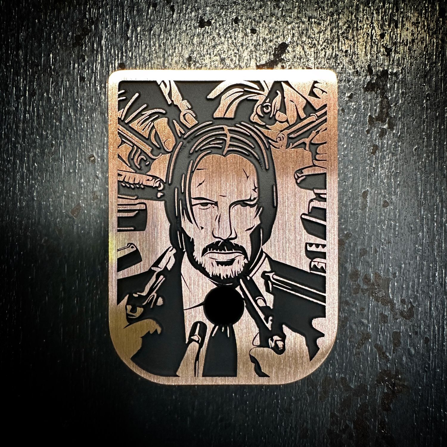 John Wick Mag 3D - Copper - Cerakoted Deep Engraved Brushed