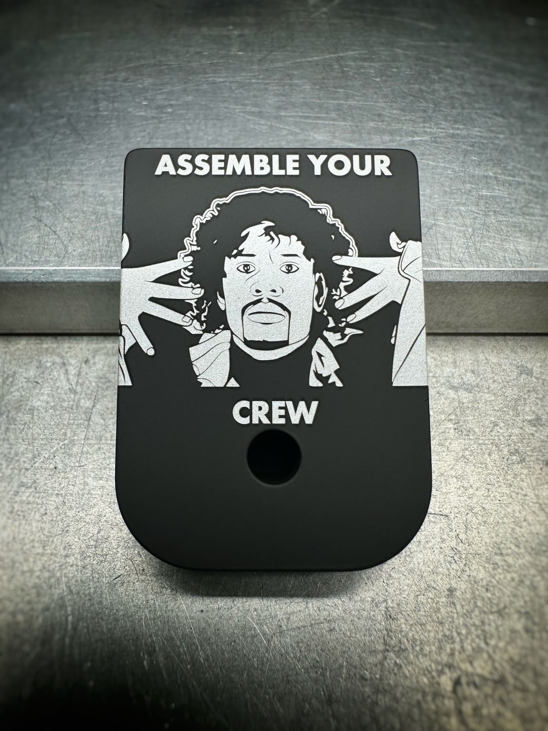 Assemble Your Crew Mag - Aluminum - Black