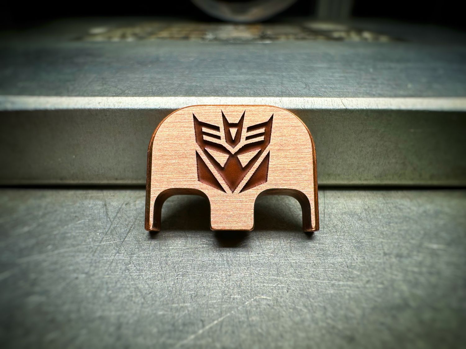 Decepticon - Copper - Deep Engraved Brushed