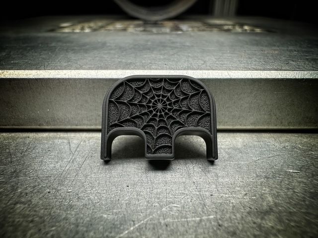 Titanium 3D Spider Web - Blackout