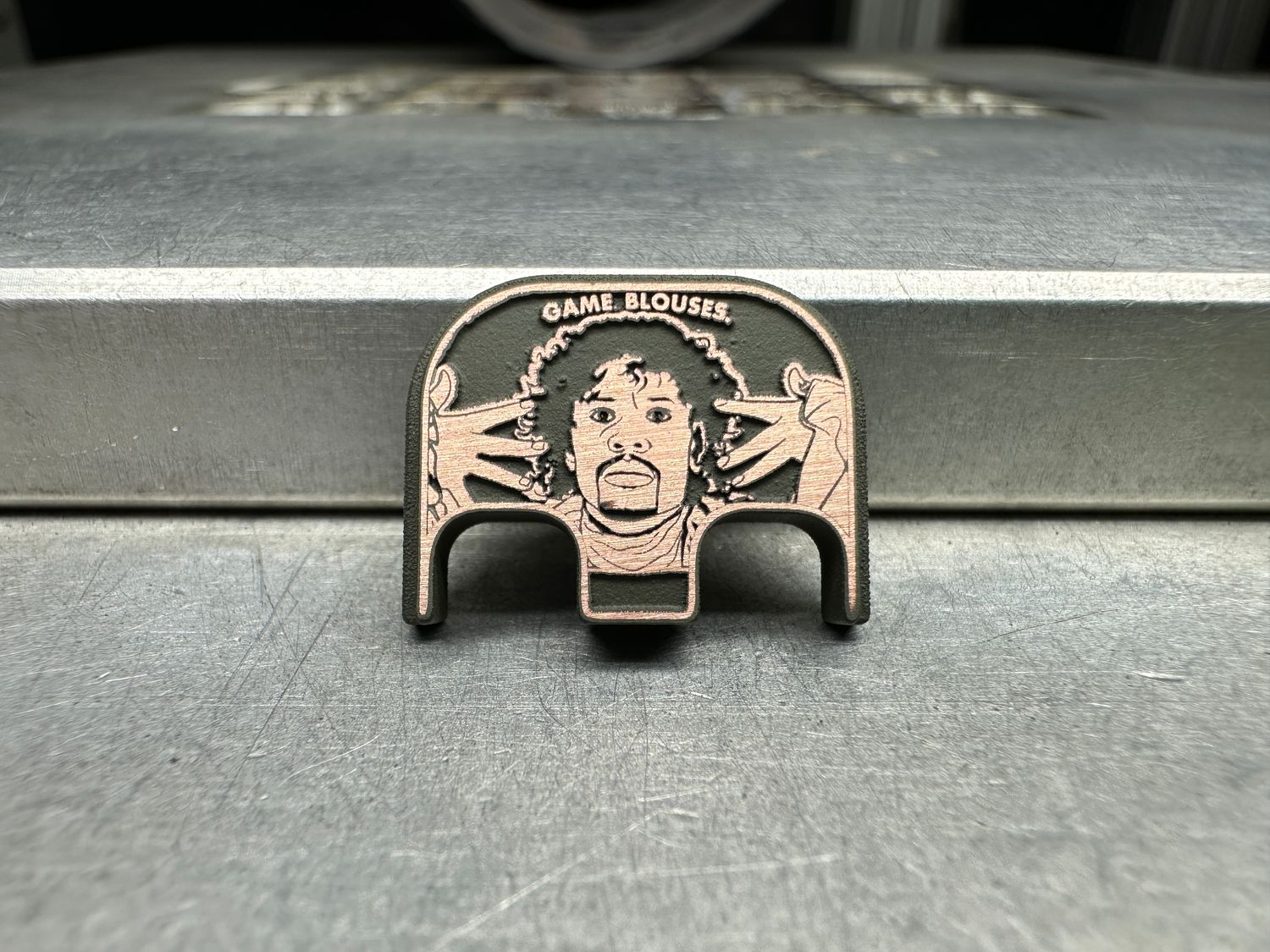 BLEM - 3D Game Blouses - OD Green - Copper BLEM - 3D Game Blouses - OD Green - Copper