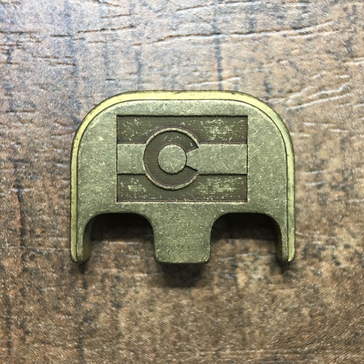 BLEM - CO Flag - Brass Rugged