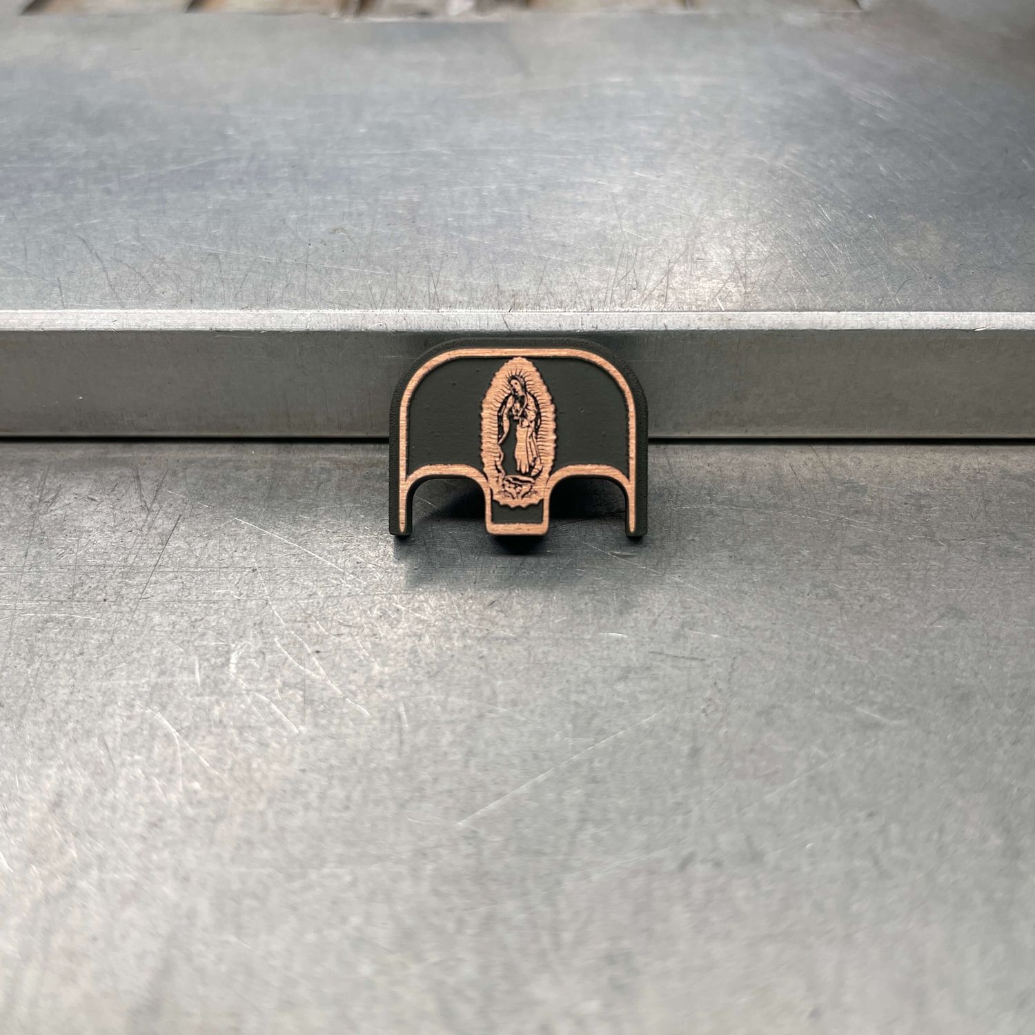 BLEM - 3D Virgin Mary - OD Green - Copper