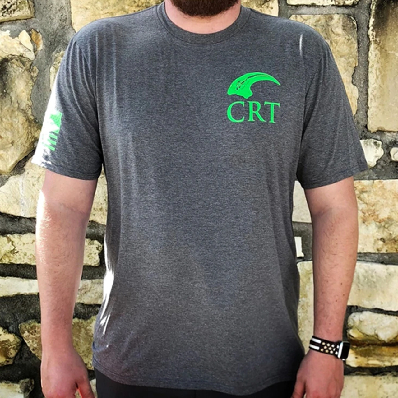 Grey/Green T-Shirt