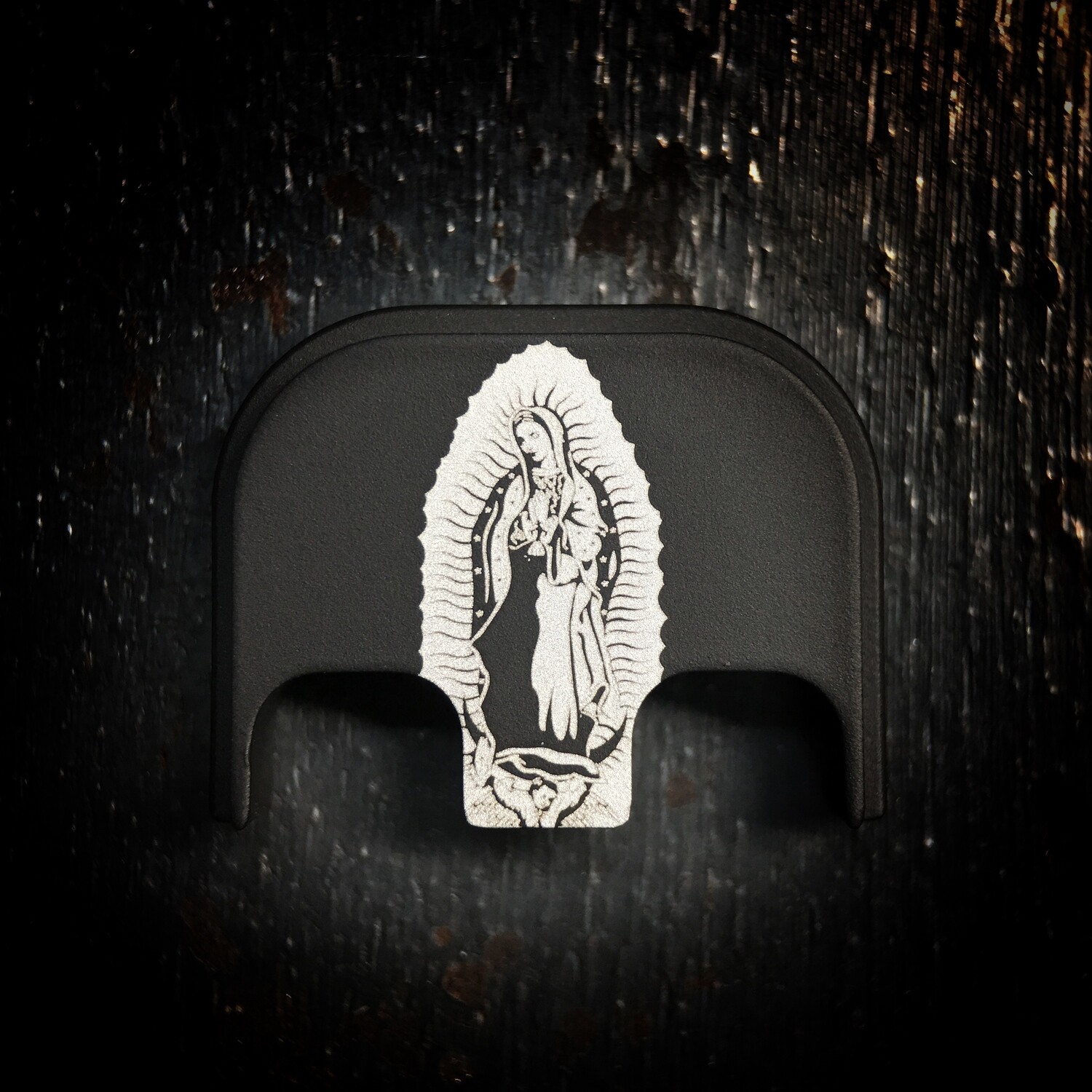 Virgin Mary - Stainless Steel - Black - Standard Size Only