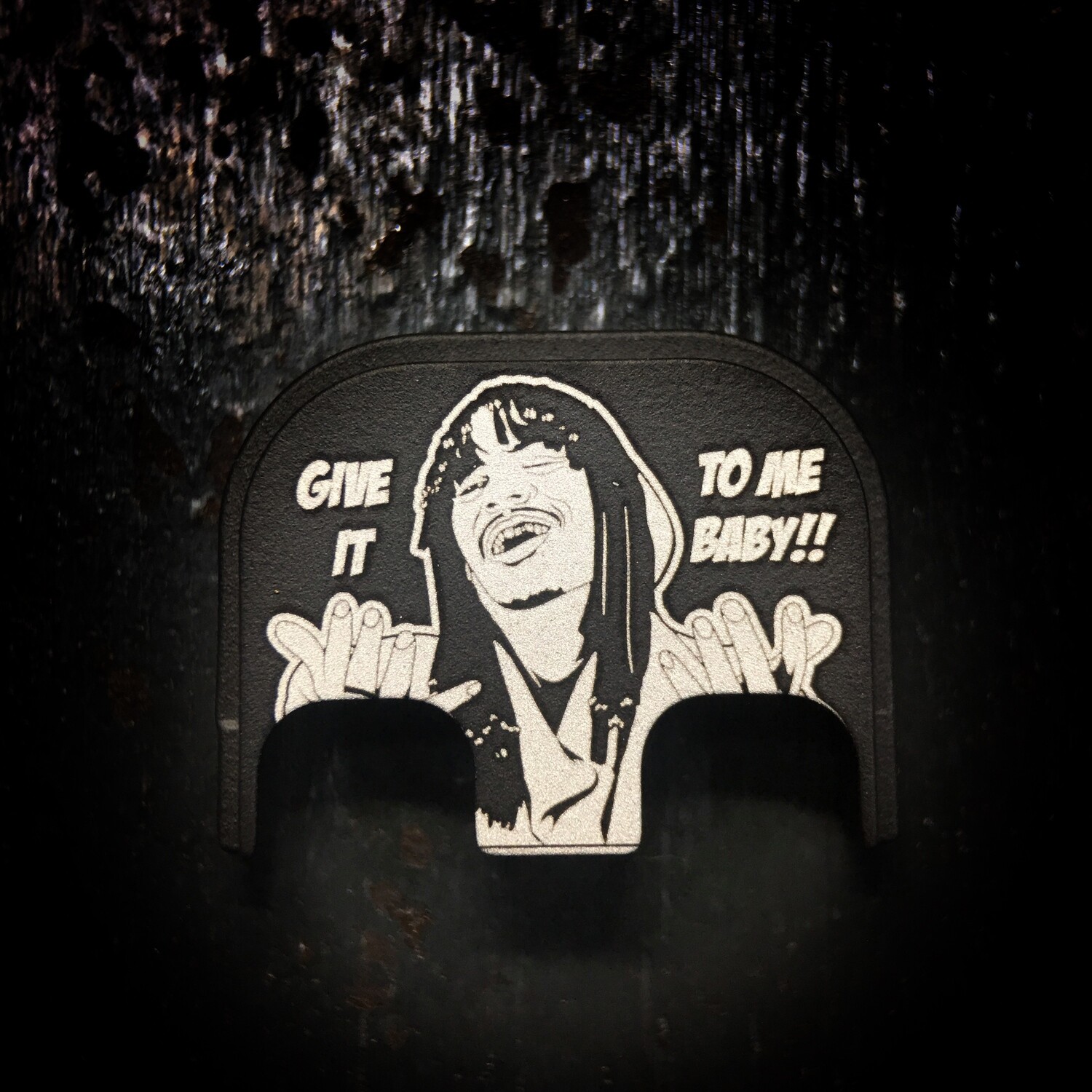 Give It To Me Baby - Stainless Steel - Black - Standard Size Only