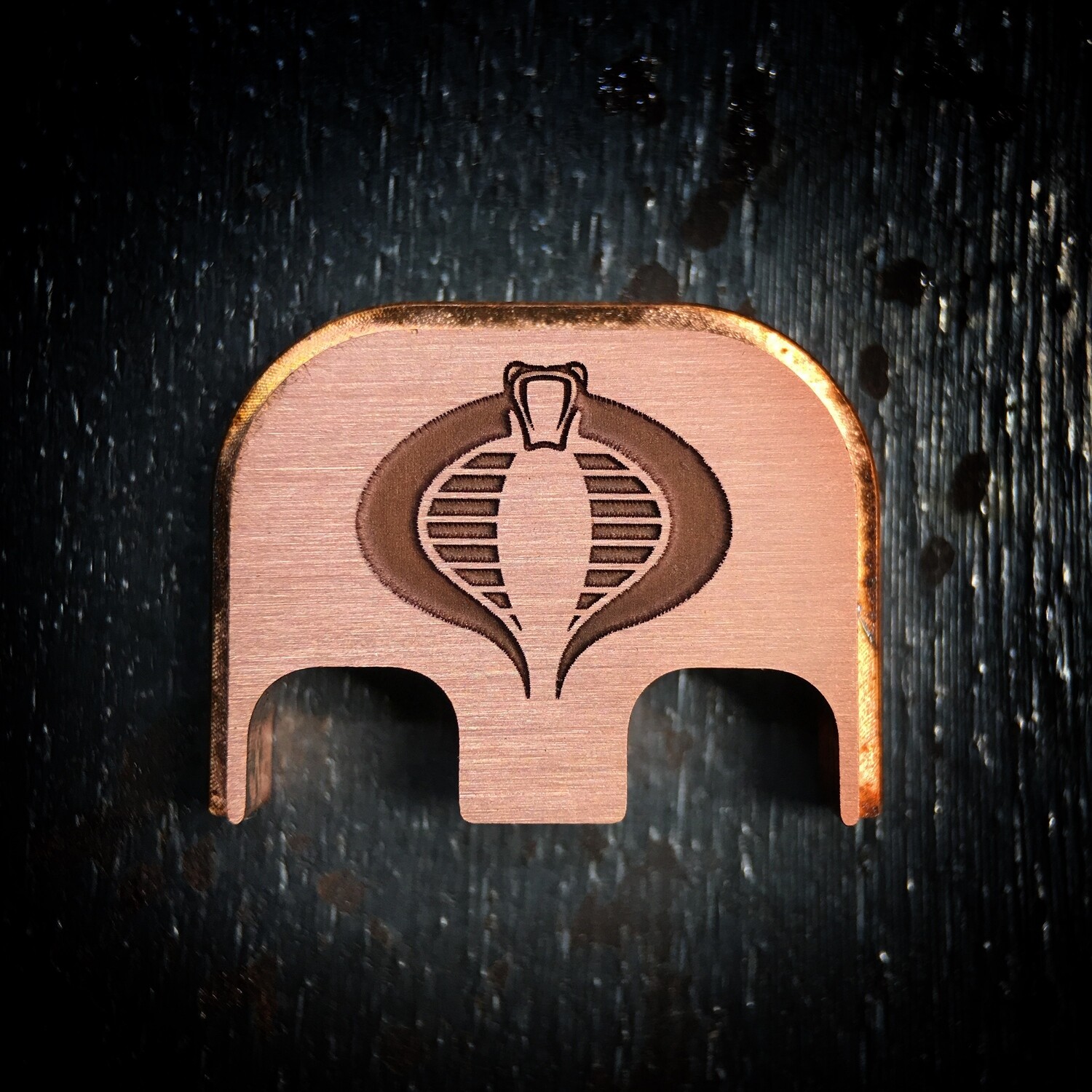 Cobra - Copper - Deep Engraved Brushed