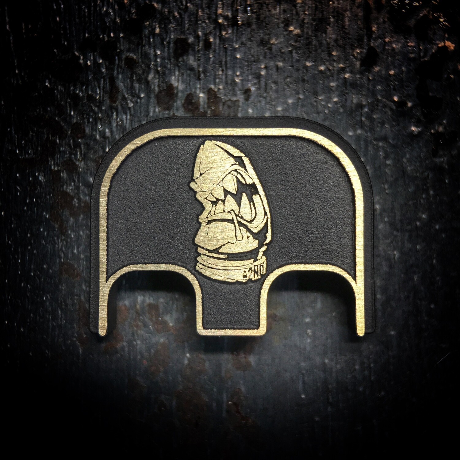 The 2nd Bullet 3D - Brass - Cerakoted Deep Engraved Brushed
