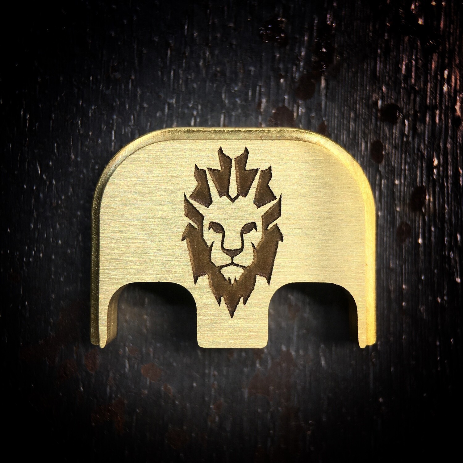 Risen Gunworks - Brass - Deep Engraved Brushed