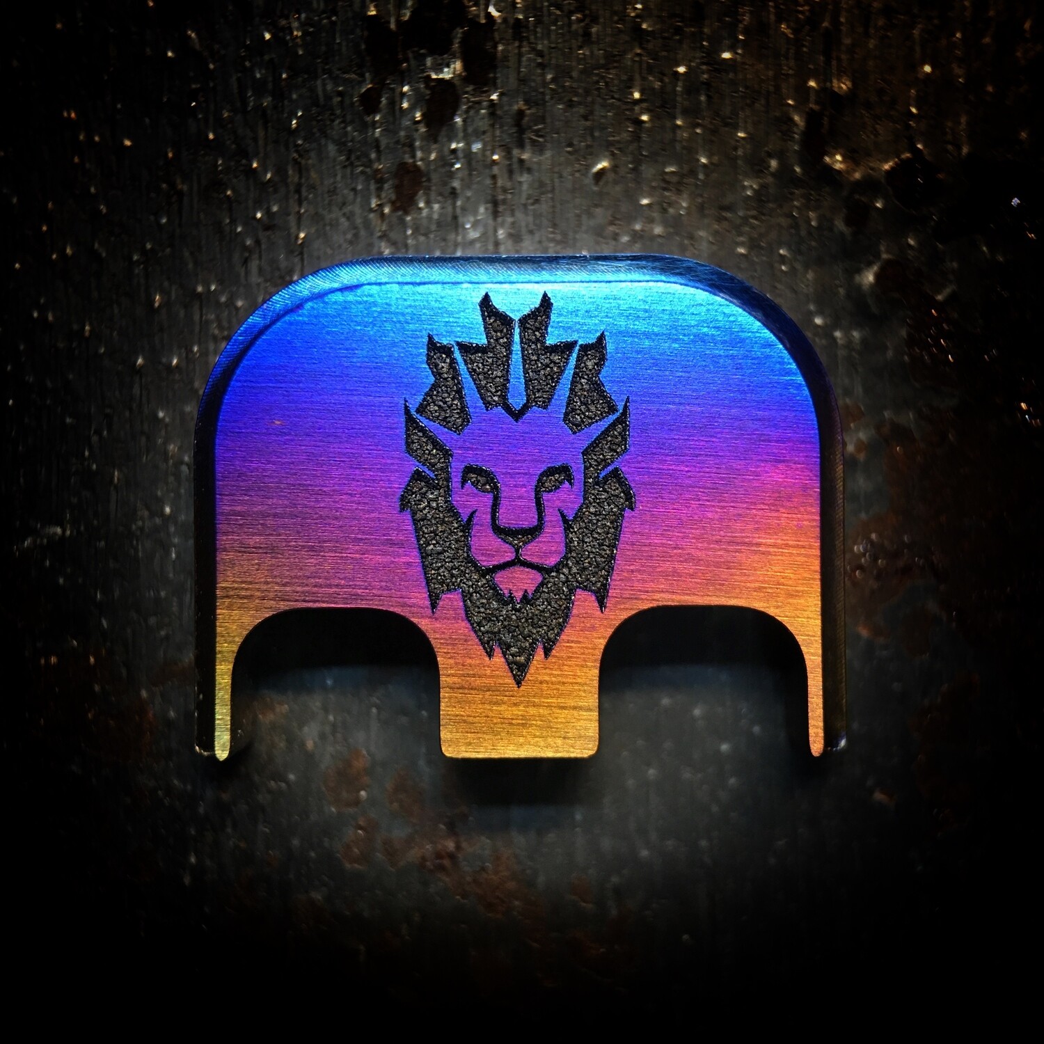 Risen Gunworks - Titanium - Deep Engraved Flame Anodized