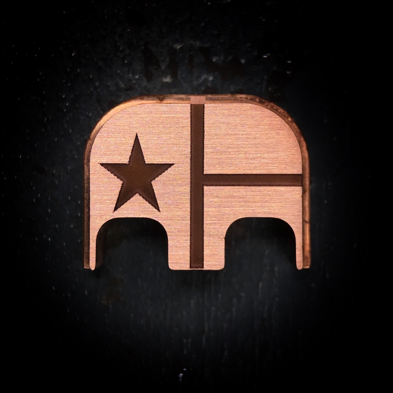 Texas Flag - Copper - Brushed - G43/43X/48 Only